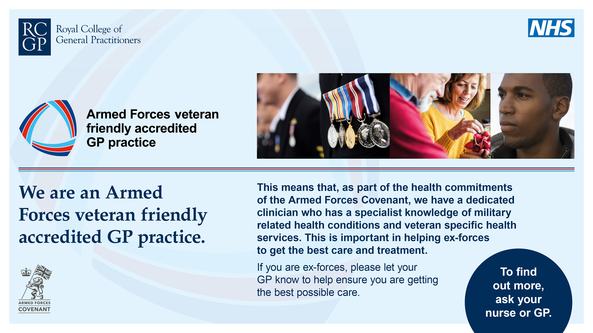 Veteran friendly accredited